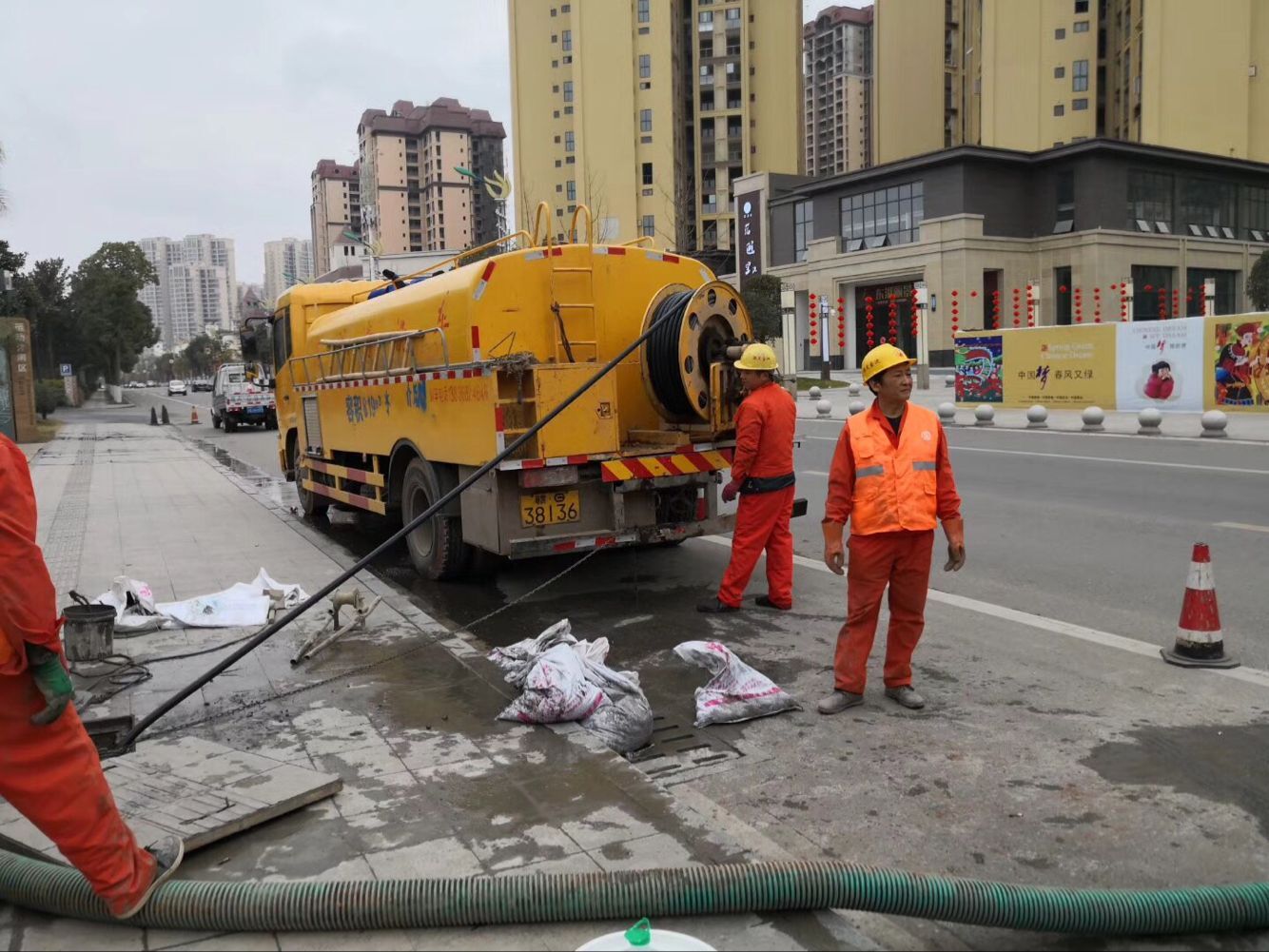 莫力达瓦排污管道清淤-管道清洗